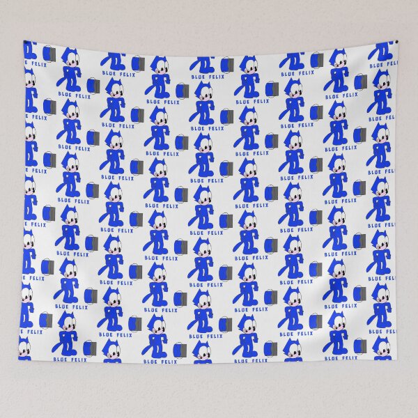 Item preview, The Blue Felix cat   designed and sold by The1201ItemShop.
