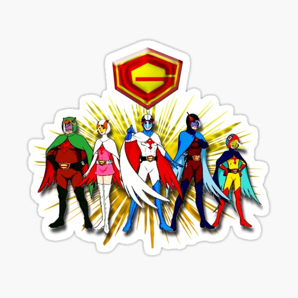 Artikel-Vorschau von Das gesamte Battle Of The Planets Gatchaman Team, designt und verkauft von The1201ItemShop.