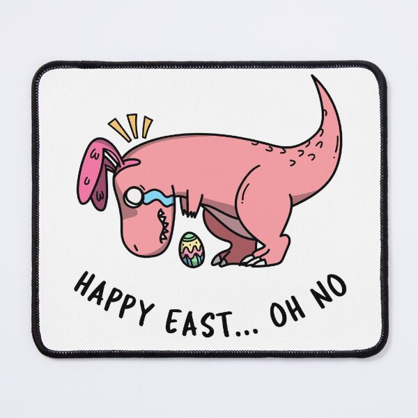 Item preview, Happy Easter Dinosaur t rex dropped the easter egg. designed and sold by PrintNJoy.