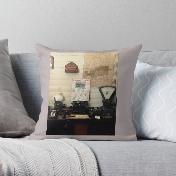 Time Travel Office Throw Pillow
