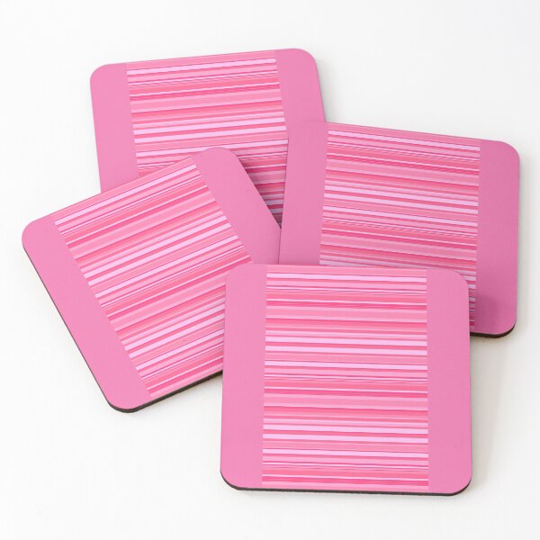 Item preview, Elegant striped pattern in beautiful color strips shades of Pink designed and sold by teesresolution.