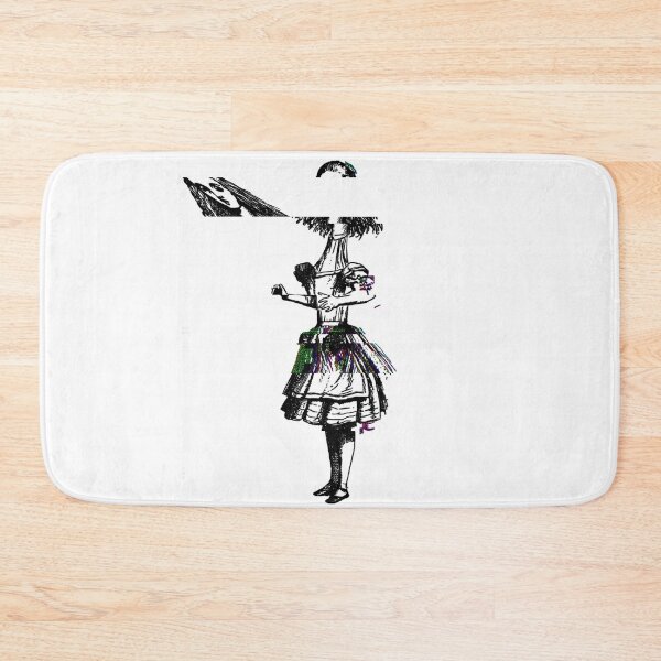 Item preview, Alice in Wonderland Illustration Mega Glitch  designed and sold by KristaZed.