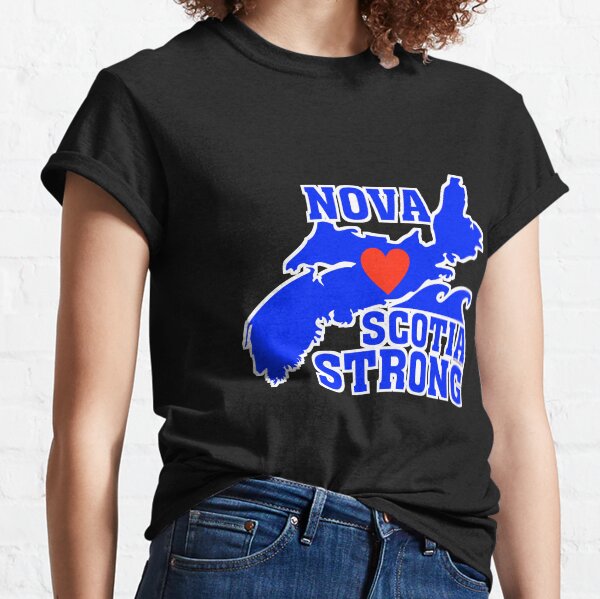Nova Scotia STRONG - White Outline Design Classic T-Shirt