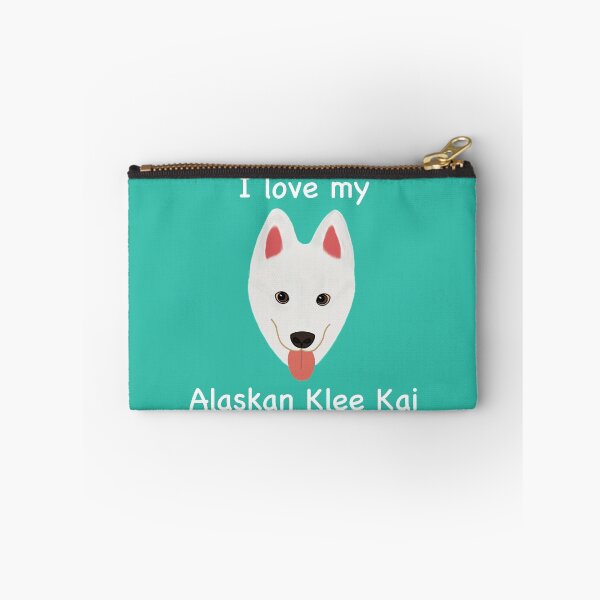 Item preview, I Love My Alaskan Klee Kai (white with brown eyes) designed and sold by Tiki-Kreations.