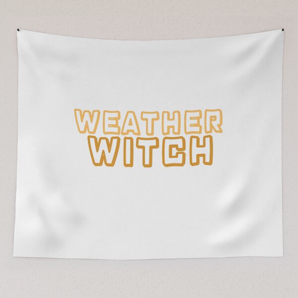 Item preview, "Weather Witch" funny, simple design. Perfect gift for weather professionals and enthusiasts. designed and sold by MihaiER.