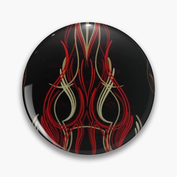 Item preview, Traditional red and tan pinstriping designed and sold by Joshua Medeiros.