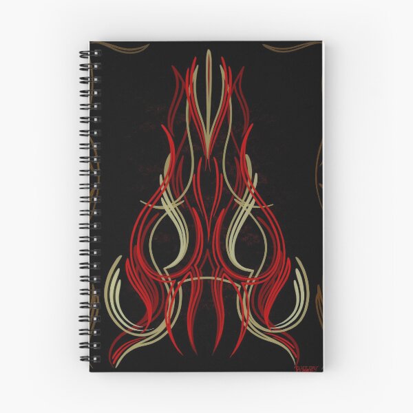 Item preview, Traditional red and tan pinstriping designed and sold by Joshua Medeiros.