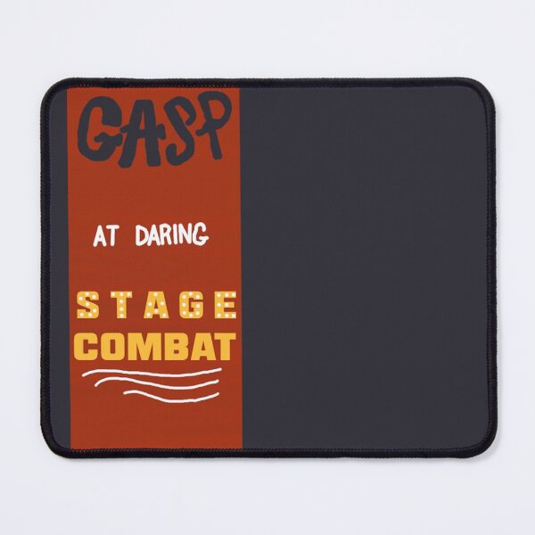 Item preview, "GASP at daring STAGE COMBAT" Vintage Circus Board designed and sold by LochNestFarm.