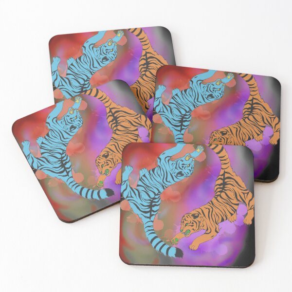 Item preview, Two Tigers/Blue& Orange designed and sold by Bailey Swinney.
