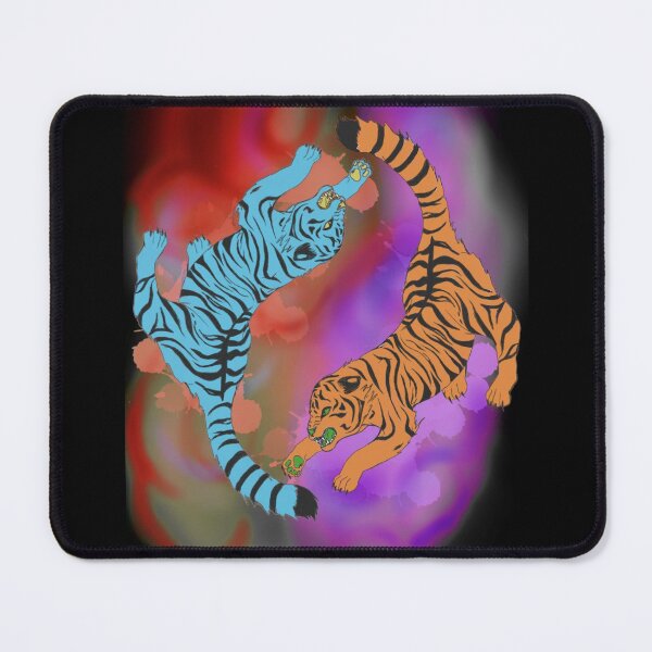 Item preview, Two Tigers/Blue& Orange designed and sold by Bailey Swinney.