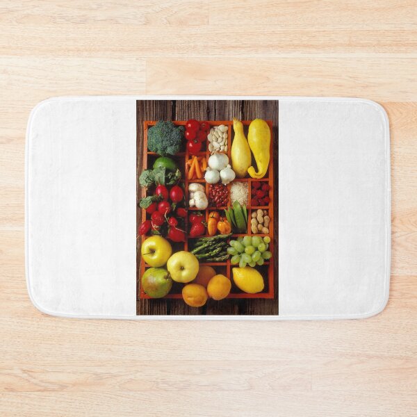 Item preview, Fruits and vegetables in compartments designed and sold by Garry Gay.