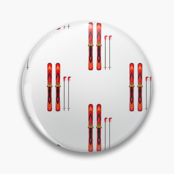 Item preview, Red Ski Boards And Sticks  designed and sold by AverilArt.