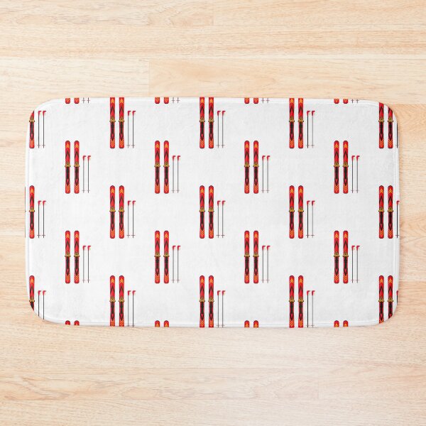Item preview, Red Ski Boards And Sticks  designed and sold by AverilArt.