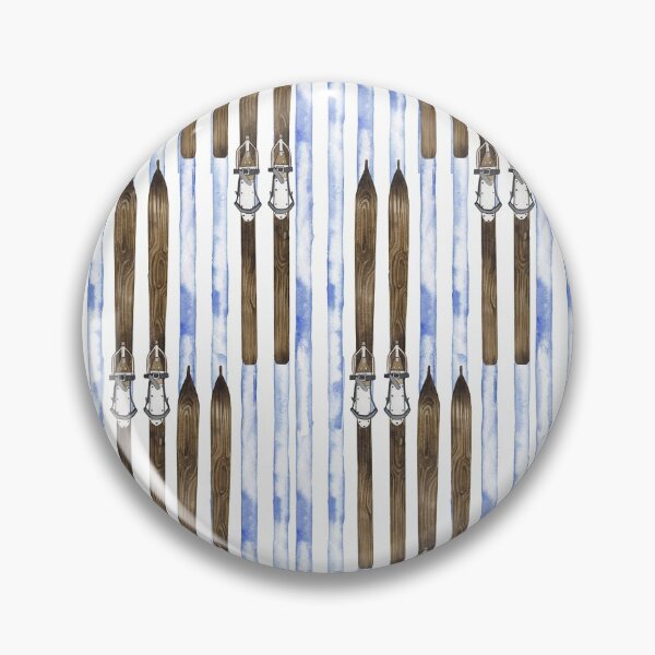 Item preview, Ski Boards On Water Color Stripes Background  designed and sold by AverilArt.