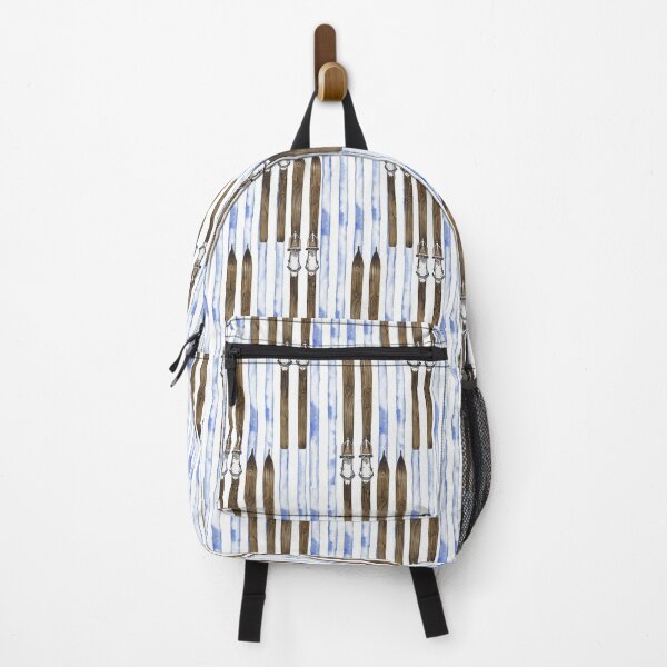 Item preview, Ski Boards On Water Color Stripes Background designed and sold by AverilArt.