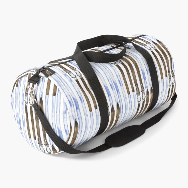 Item preview, Ski Boards On Water Color Stripes Background  designed and sold by AverilArt.
