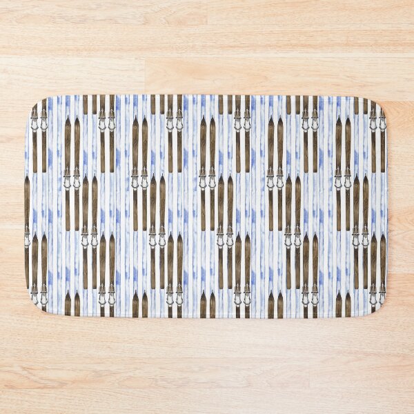 Item preview, Ski Boards On Water Color Stripes Background  designed and sold by AverilArt.