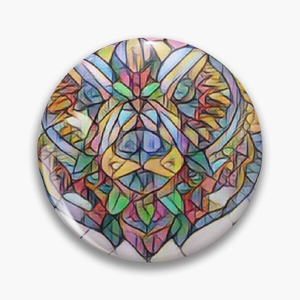 Item preview, A LION HEAD IN VIVID COLOR. designed and sold by marie1919.