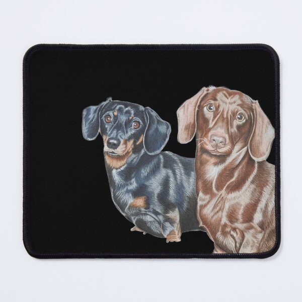 Item preview, Doris and Derek the Dachshunds designed and sold by cathyscreations.
