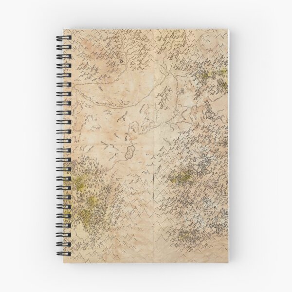 Item preview, Horizon Zero Dawn Hand Drawn Map (Full) designed and sold by PaperedWalls.