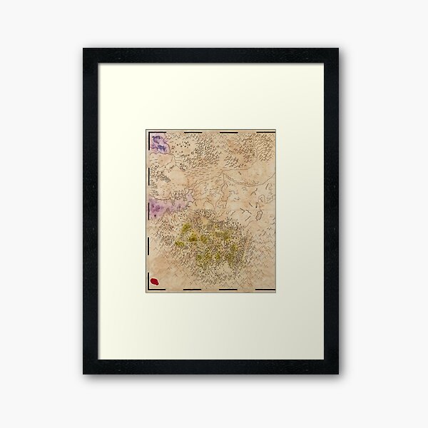 Fallout: New Vegas Hand Drawn Map Art Print for Sale by PaperedWalls