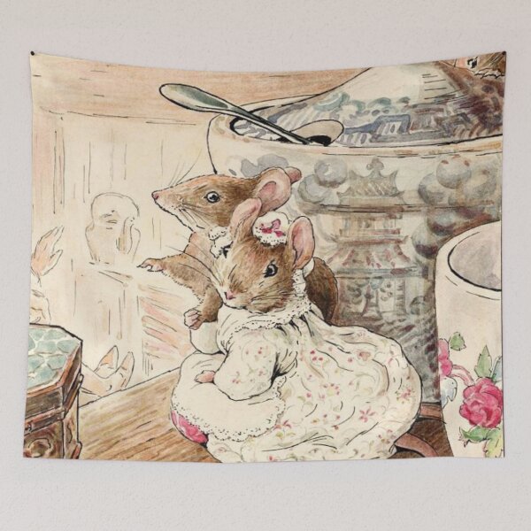 Item preview, The Tailor of Gloucester Mice illustrated by Beatrix Potter. designed and sold by Pinkmagenta.