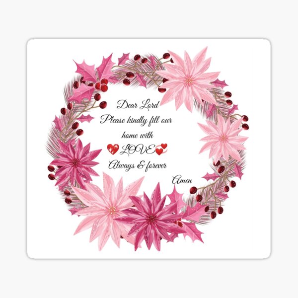 Lilly Bless Our Home Collection Sticker