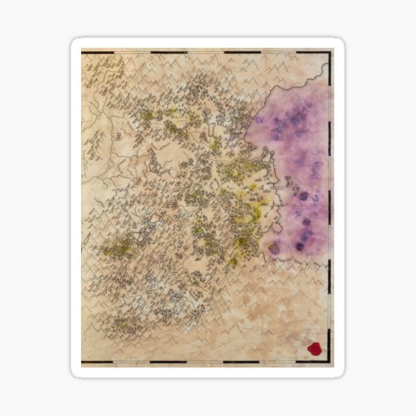 Fallout: New Vegas Hand Drawn Map Art Print for Sale by PaperedWalls