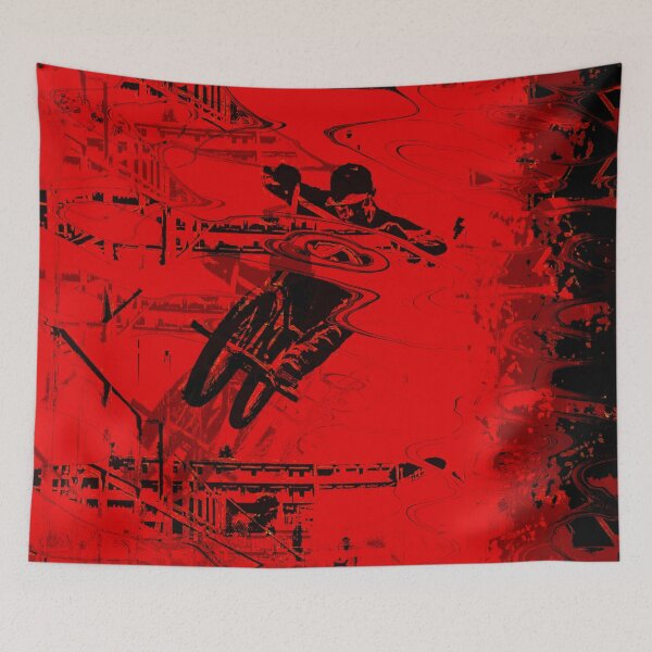 Item preview, Red Zone - BMX Street Rider designed and sold by NaturePrints.