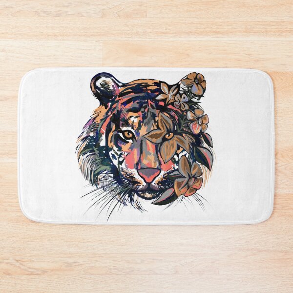 Item preview, Floral On Tiger designed and sold by DAFIN.