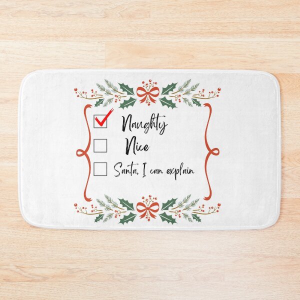 Item preview, Naughty check list  designed and sold by JJs-Tees.
