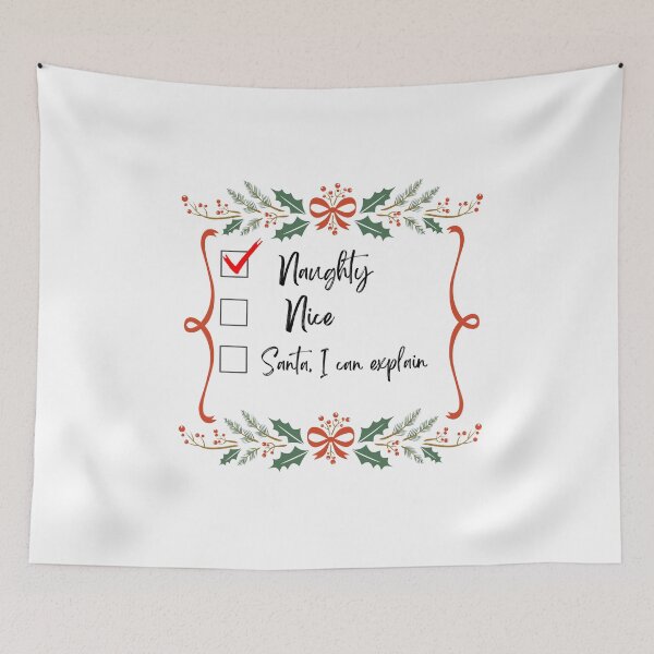 Item preview, Naughty check list  designed and sold by JJs-Tees.