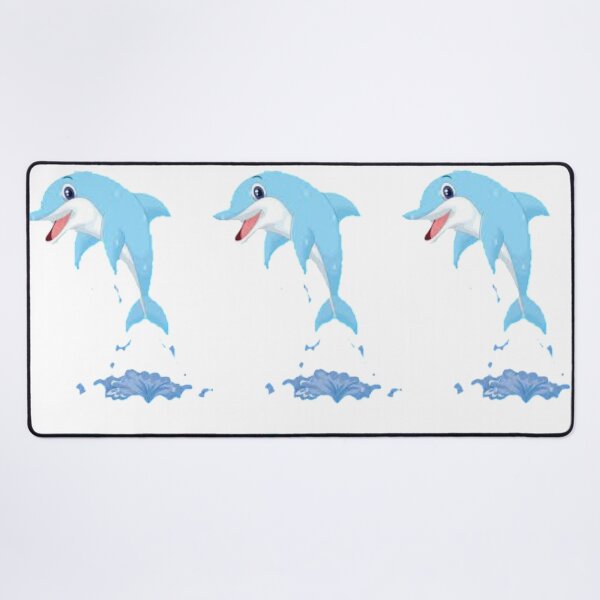 winter the dolphin Desk Mat