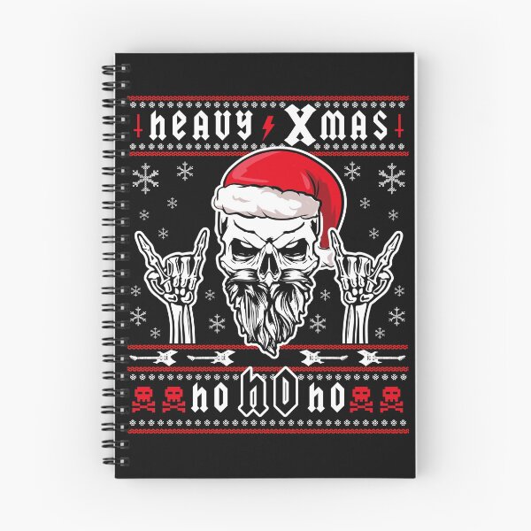 Item preview, Kopie von HEAVY CHRISTMAS - Ugly Xmas Sweater - HEAVY DEATH BLACK METAL Rocker Rock Horns designed and sold by Frontoni.