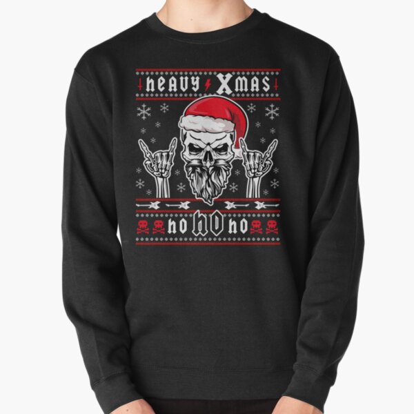 Artikel-Vorschau von HEAVY CHRISTMAS - Ugly Xmas Sweater - HEAVY DEATH BLACK METAL Rocker Rock Horns, designt und verkauft von Frontoni.