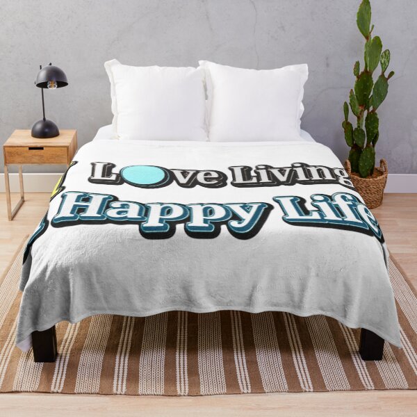 Item preview, Cute Artwork Design About "Happy Life". Buy Now! designed and sold by Health And Fitness Posts e-Store.