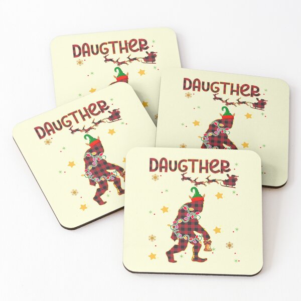Item preview, Bigfoot Sasquatch Christmas Daughter Family Matching designed and sold by Nzgiftsandmore.