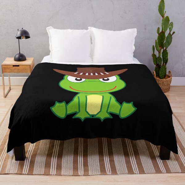Item preview, Frog With Cowboy Hat designed and sold by llon.