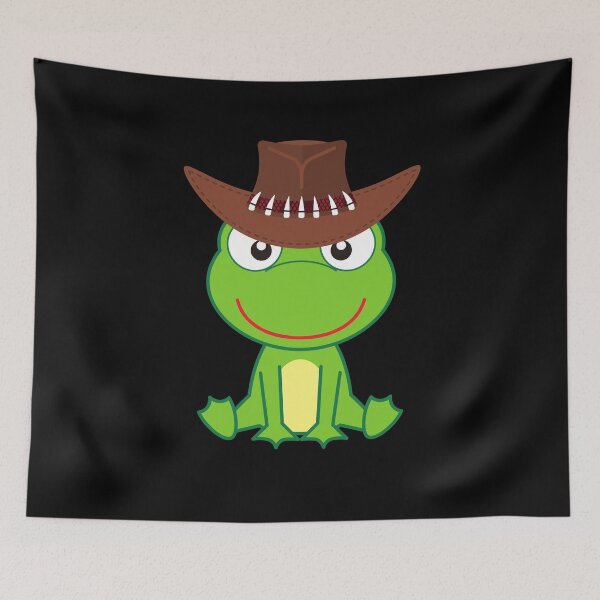 Item preview, Frog With Cowboy Hat designed and sold by llon.