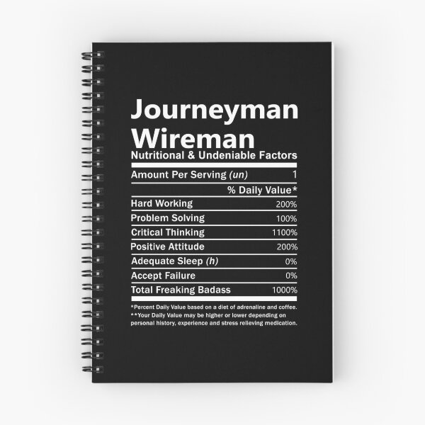Item preview, Journeyman Wireman T Shirt - Nutritional and Undeniable Factors Gift Item Tee designed and sold by oslandefren.
