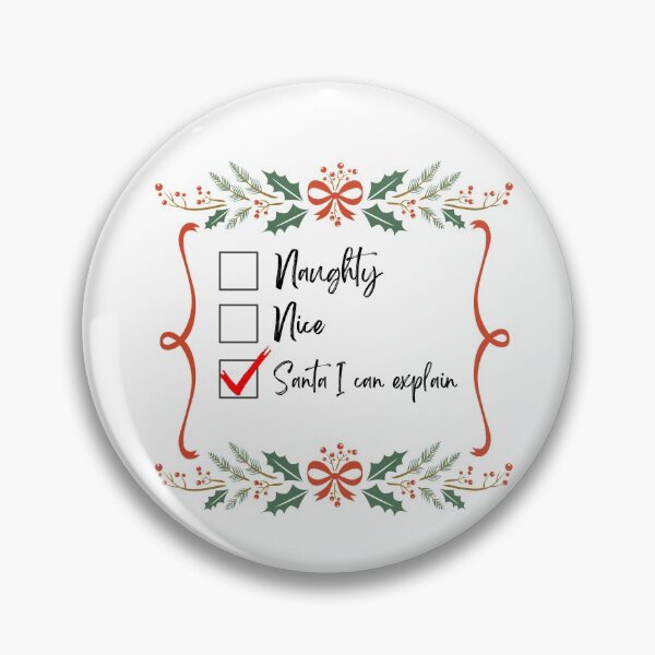 Item preview, Santa I can explain checked list  designed and sold by JJs-Tees.