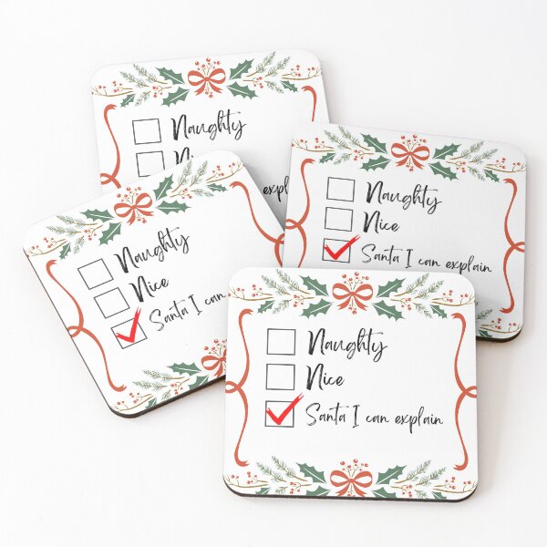 Item preview, Santa I can explain checked list  designed and sold by JJs-Tees.