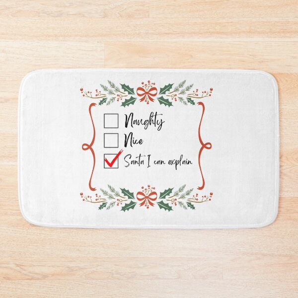 Item preview, Santa I can explain checked list  designed and sold by JJs-Tees.