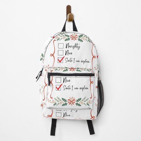 Item preview, Santa I can explain checked list  designed and sold by JJs-Tees.