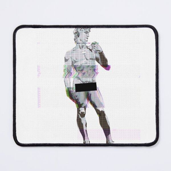 Item preview, Michelangelo’s David Wavelength Glitch  designed and sold by KristaZed.