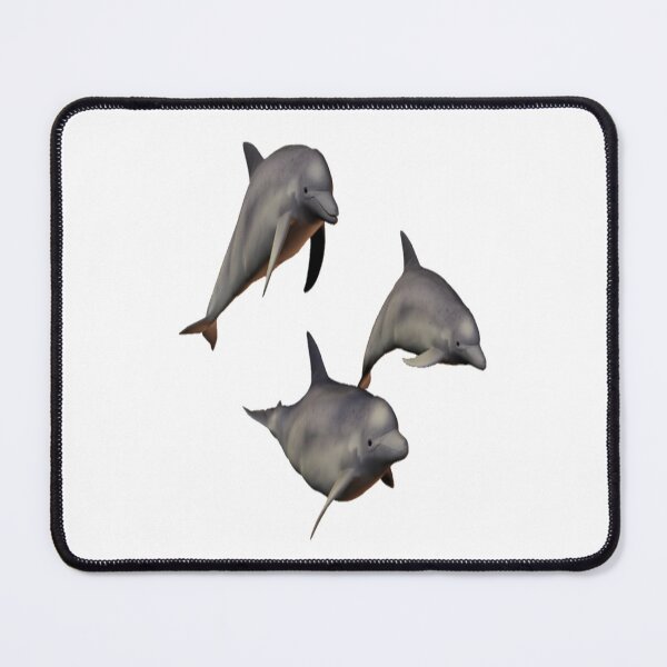 winter the dolphin Mouse Pad