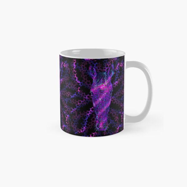 Item preview, Horse Head Squiggle Purple Pink Psychedelic designed and sold by joanstratton.