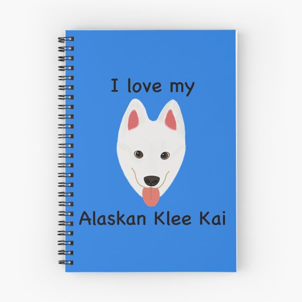 Item preview, I Love My Alaskan Klee Kai (white with brown eyes) designed and sold by Tiki-Kreations.