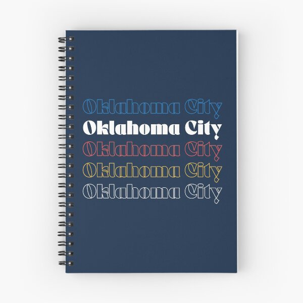 Artikelvorschau, Oklahoma City Oklahoma Basketball OKC Retro-Stil und Text entworfen und verkauft von toutwearapparel.
