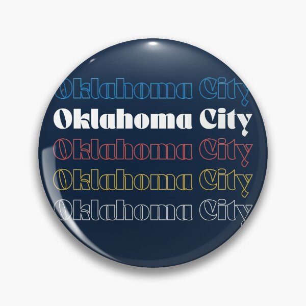 Artikelvorschau, Oklahoma City Oklahoma Basketball OKC Retro-Stil und Text entworfen und verkauft von toutwearapparel.